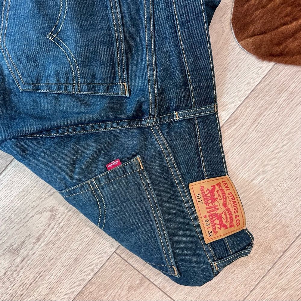 Men's Classic Denim Straight Jeans - Picture 2 of 6